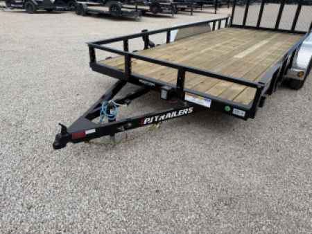 New 2026 PJ 83"x16' Tandem Axle Utility Trailer - UL
