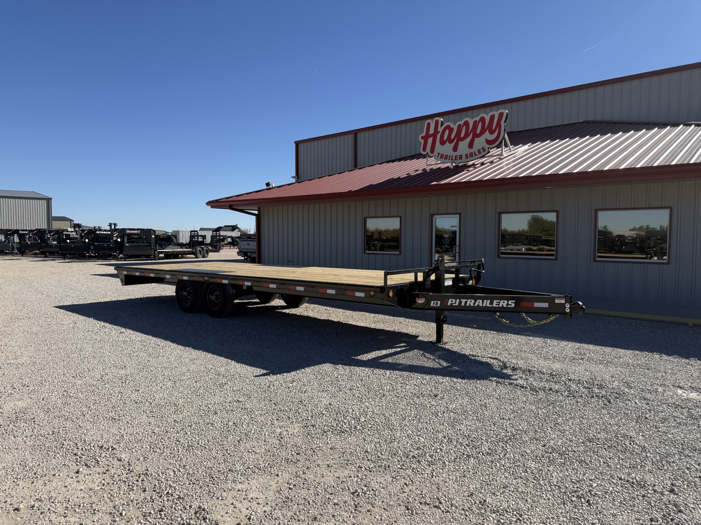 New 2026 PJ 102"x24' BP 8" I-Beam Deckover Trailer – F8