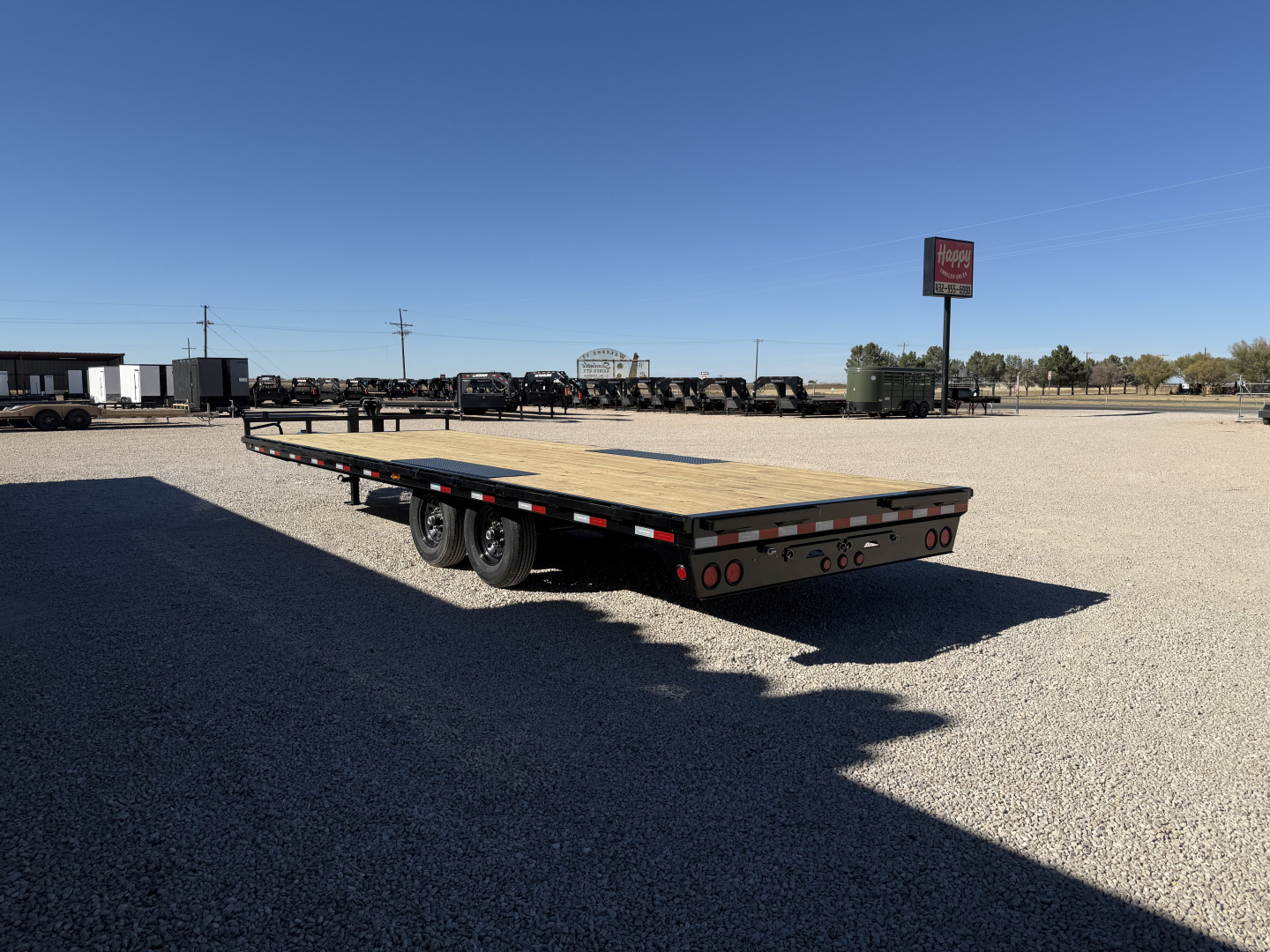 New 2026 PJ 102"x24' BP 8" I-Beam Deckover Trailer – F8