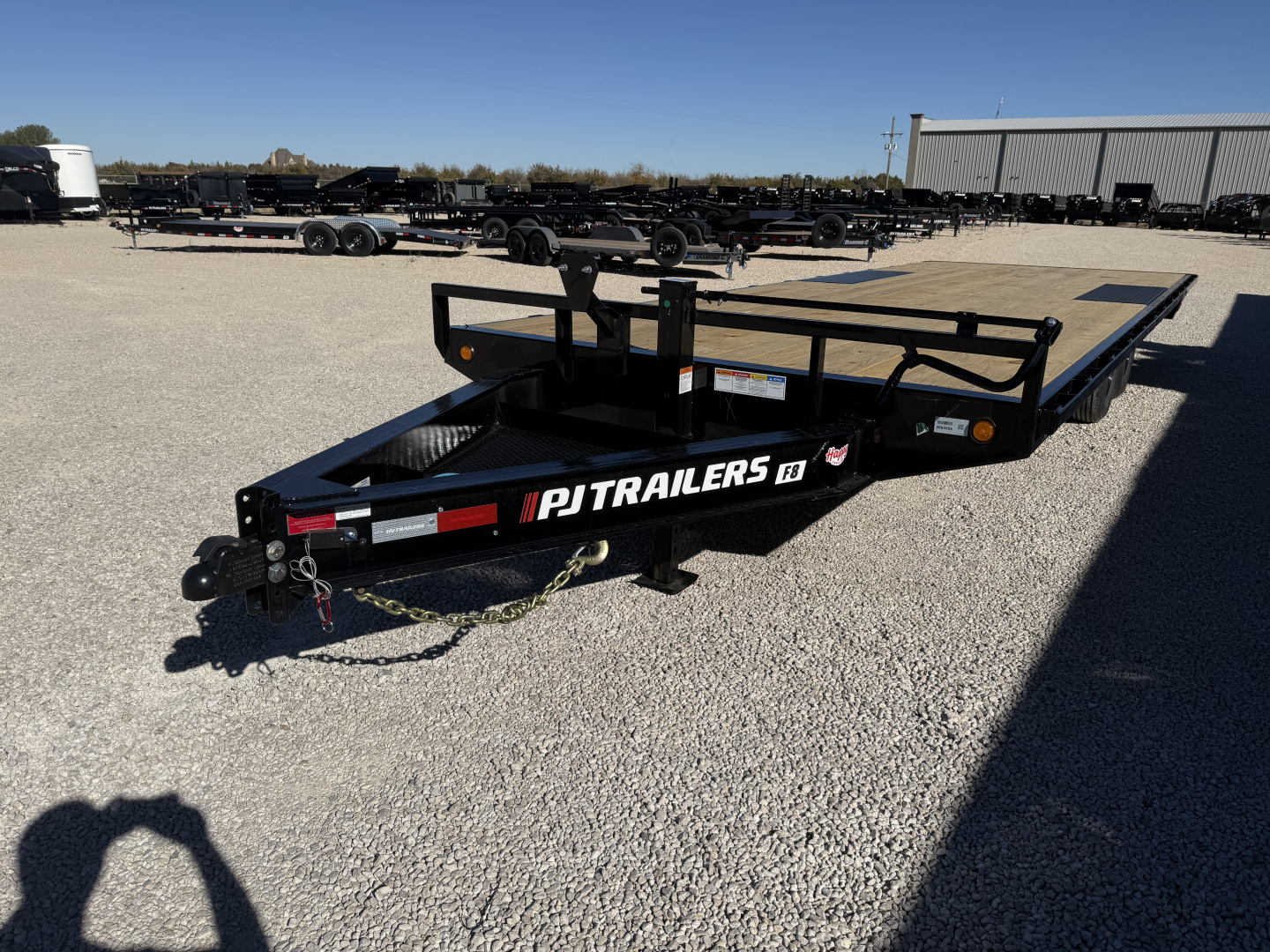 New 2026 PJ 102"x24' BP 8" I-Beam Deckover Trailer – F8