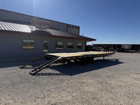 New 2026 PJ 102"x24' BP 8" I-Beam Deckover Trailer – F8