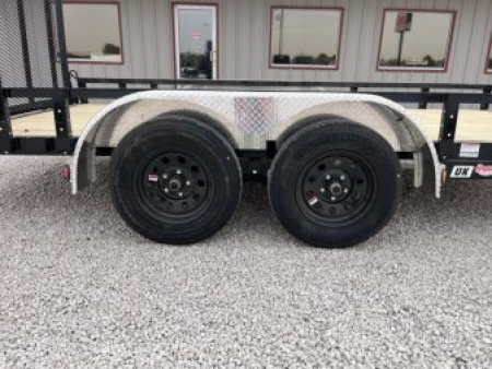 New 2026 PJ 77"x14' Tandem Axle Utility Trailer - UK