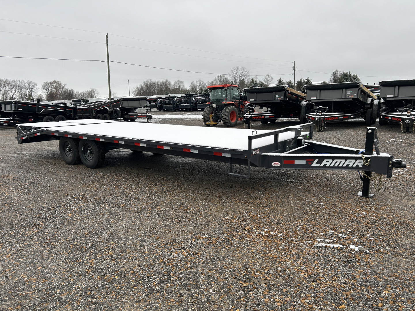 New 2026 Lamar 102" x 24' 14k Flatbed Trailer