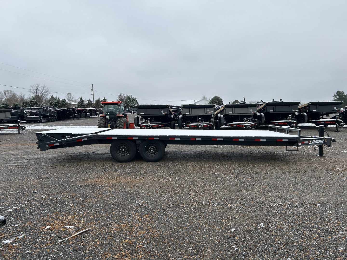 New 2026 Lamar 102" x 24' 14k Flatbed Trailer