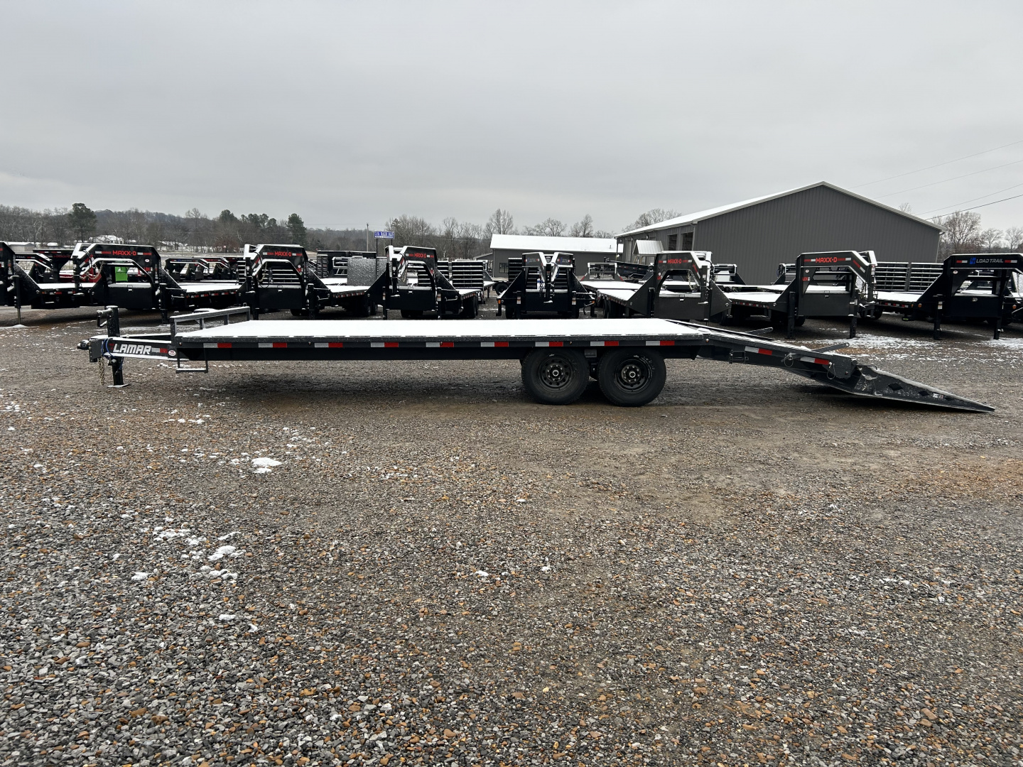 New 2026 Lamar 102" x 24' 14k Flatbed Trailer