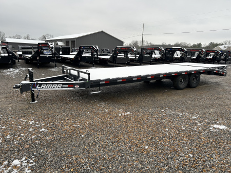 New 2026 Lamar 102" x 24' 14k Flatbed Trailer
