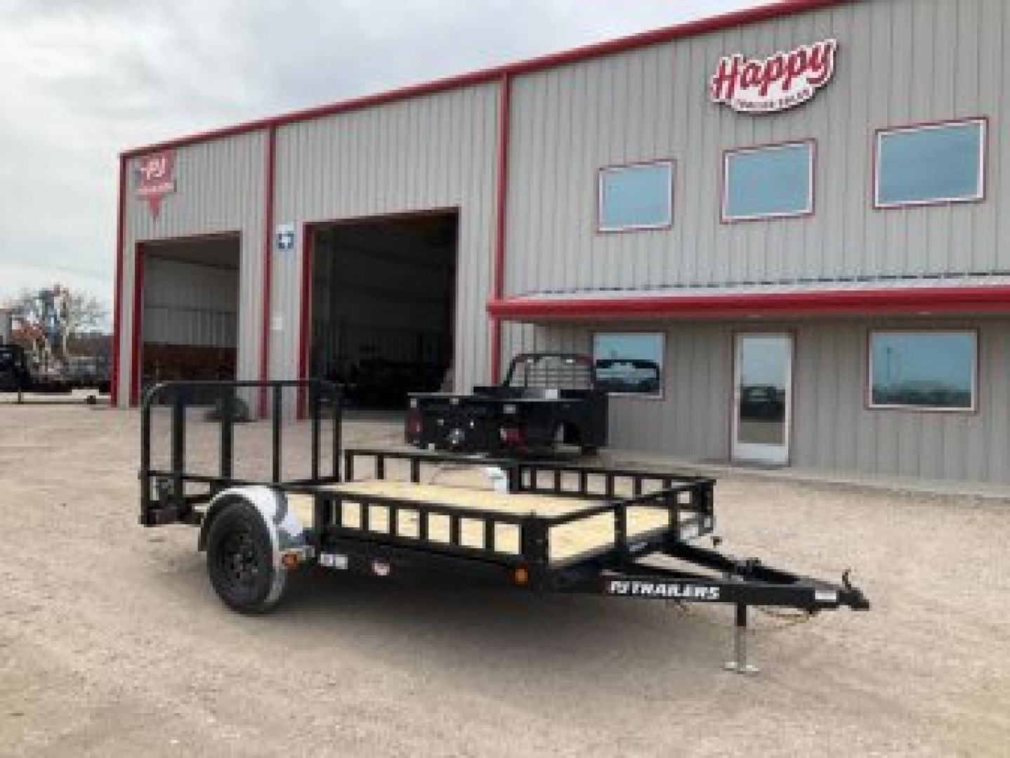 New 2026 PJ 77"x12' Single Axle Utility Trailer - U7