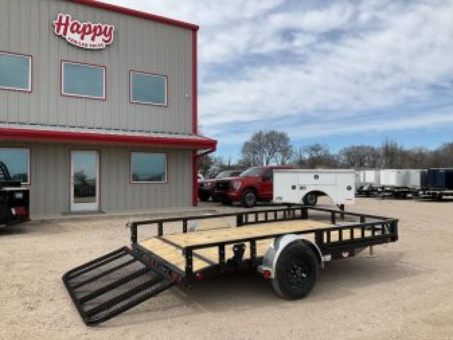 New 2026 PJ 77"x12' Single Axle Utility Trailer - U7