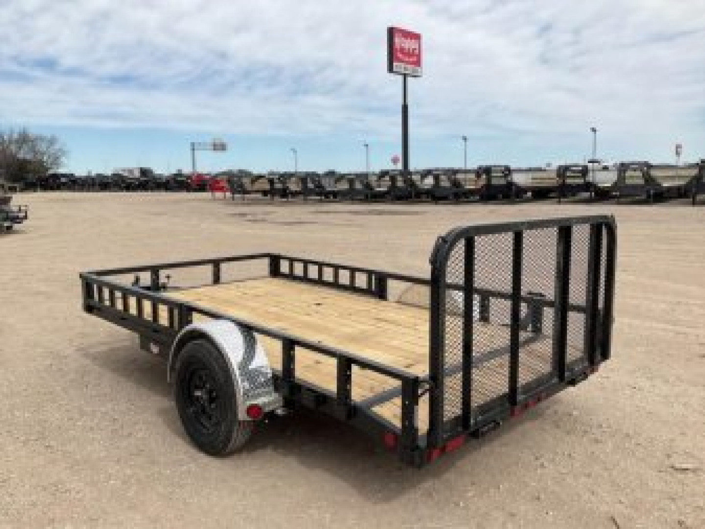 New 2026 PJ 77"x12' Single Axle Utility Trailer - U7
