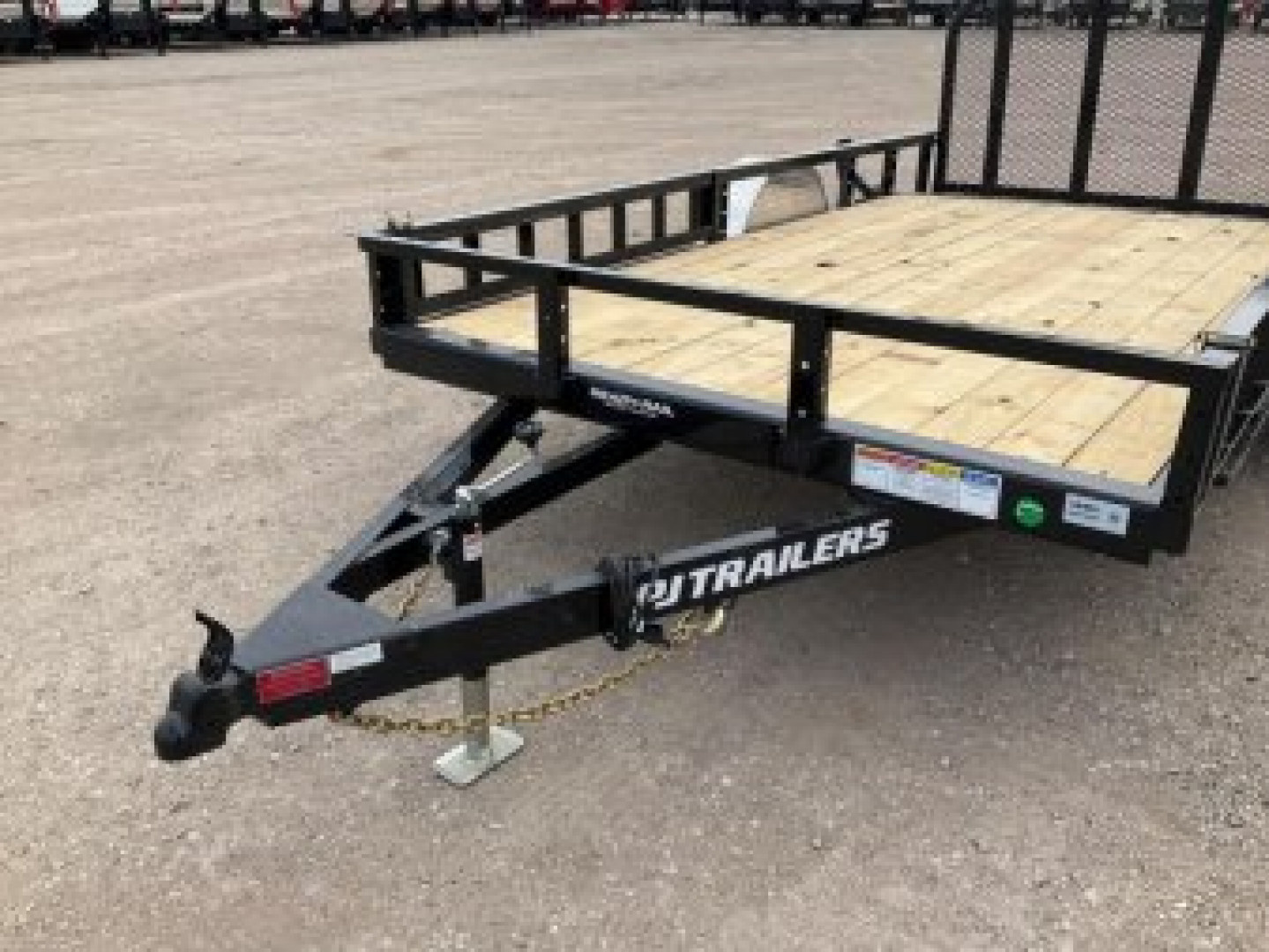 New 2026 PJ 77"x12' Single Axle Utility Trailer - U7