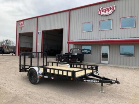 New 2026 PJ 77 x12' Single Axle Utility Trailer - U7