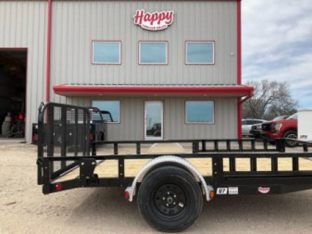New 2026 PJ 77"x12' Single Axle Utility Trailer - U7