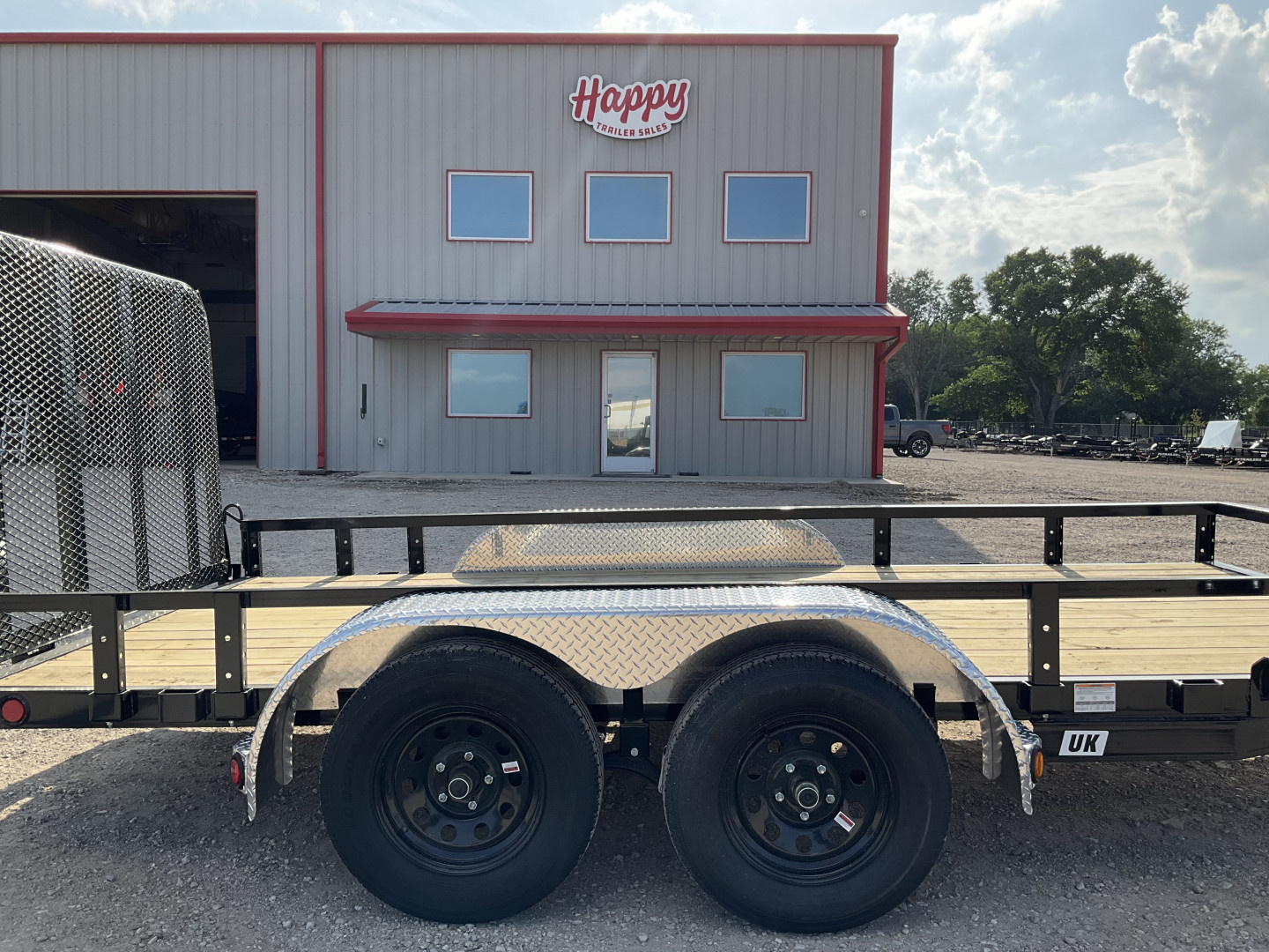 New 2026 PJ 77"x14' Tandem Axle Utility Trailer - UK