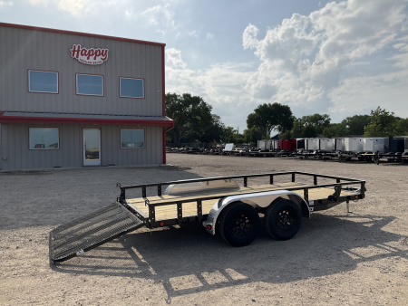 New 2026 PJ 77"x14' Tandem Axle Utility Trailer - UK