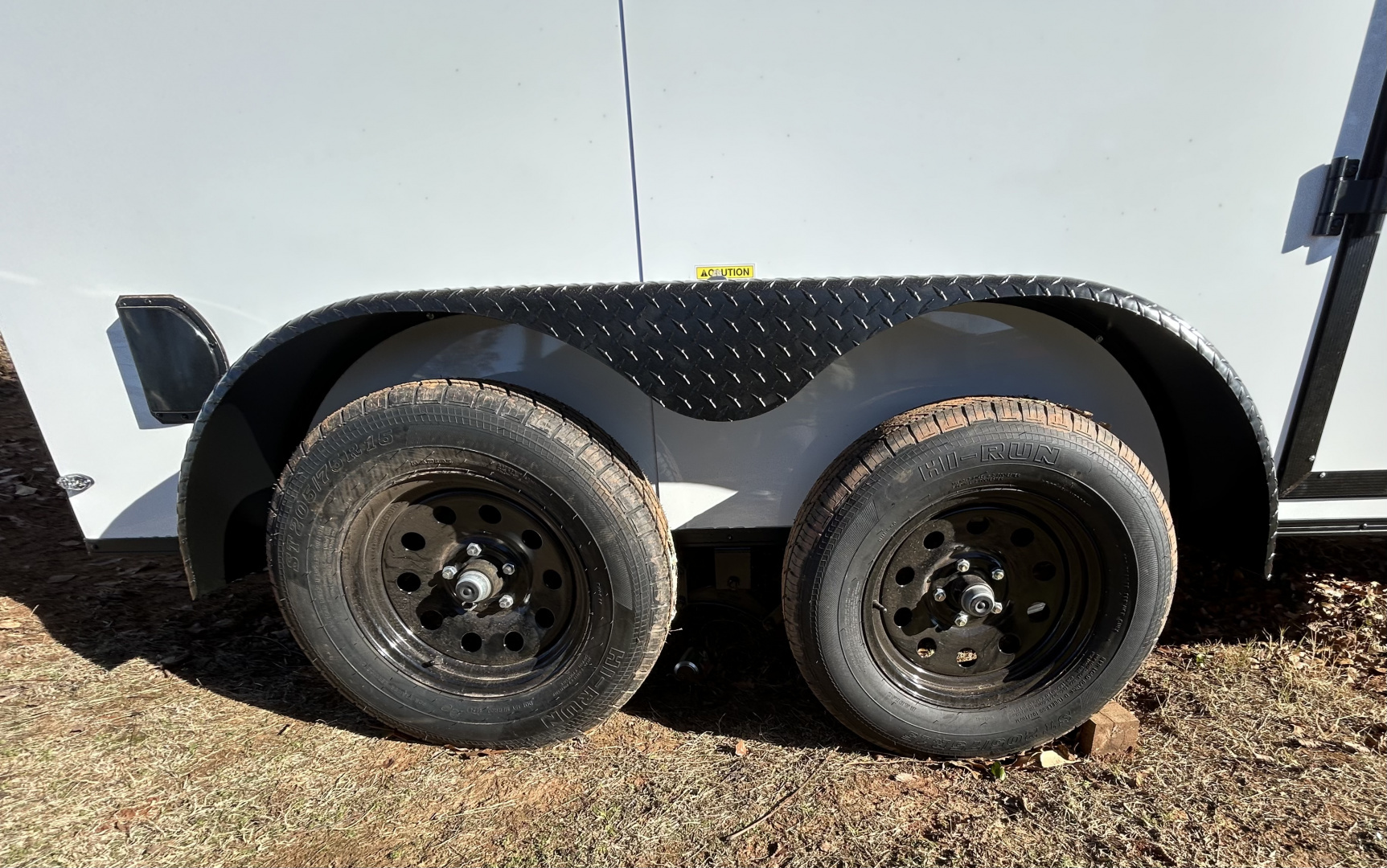 New 2026 Family Trailer 6x12 Tandem Axles Cargo / Enclosed Trailer-Screwless Exterior-Blackout Okg-Rear Spoiler