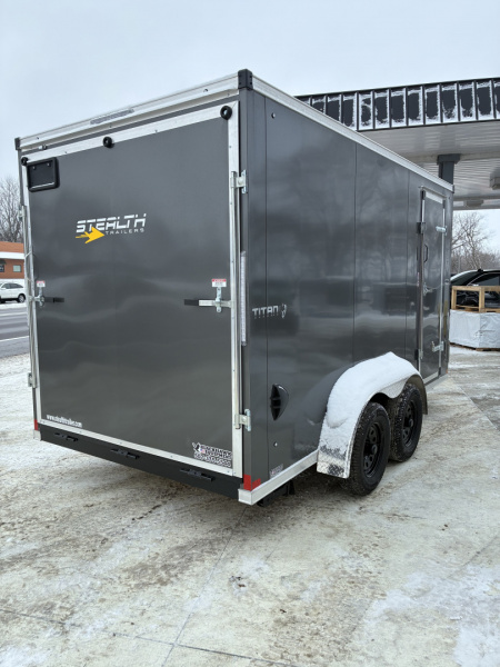 New 2025 Stealth 7x14 Stealth Titan Enclosed Cargo Trailer