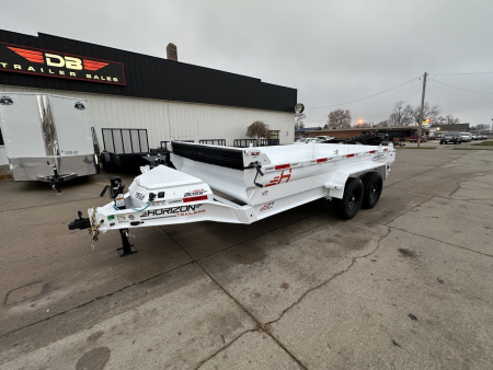 New 2026 HORIZON TRAILERS 14K EZ7 14' Dump Trailer