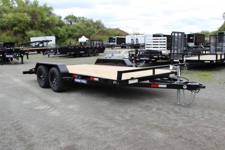New 2026 Sure-Trac 7x16 Wood Deck Car Trailer