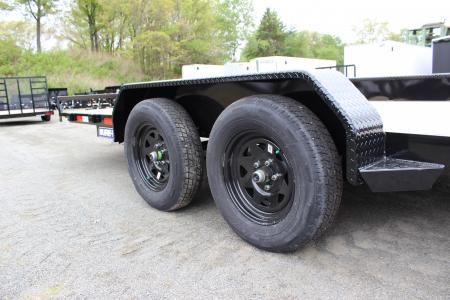 New 2026 Sure-Trac 7x16 Wood Deck Car Trailer