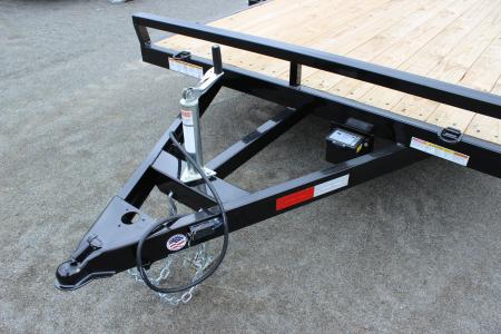 New 2026 Sure-Trac 7x16 Wood Deck Car Trailer