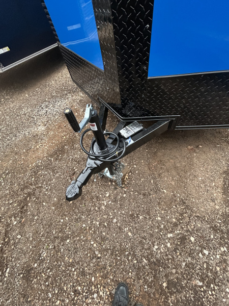 New 2026 Family Trailer 7x14 Tandem Axles Cargo / Enclosed Trailer-Screwless Exterior-Blackout Pkg.-Rear Spoiler