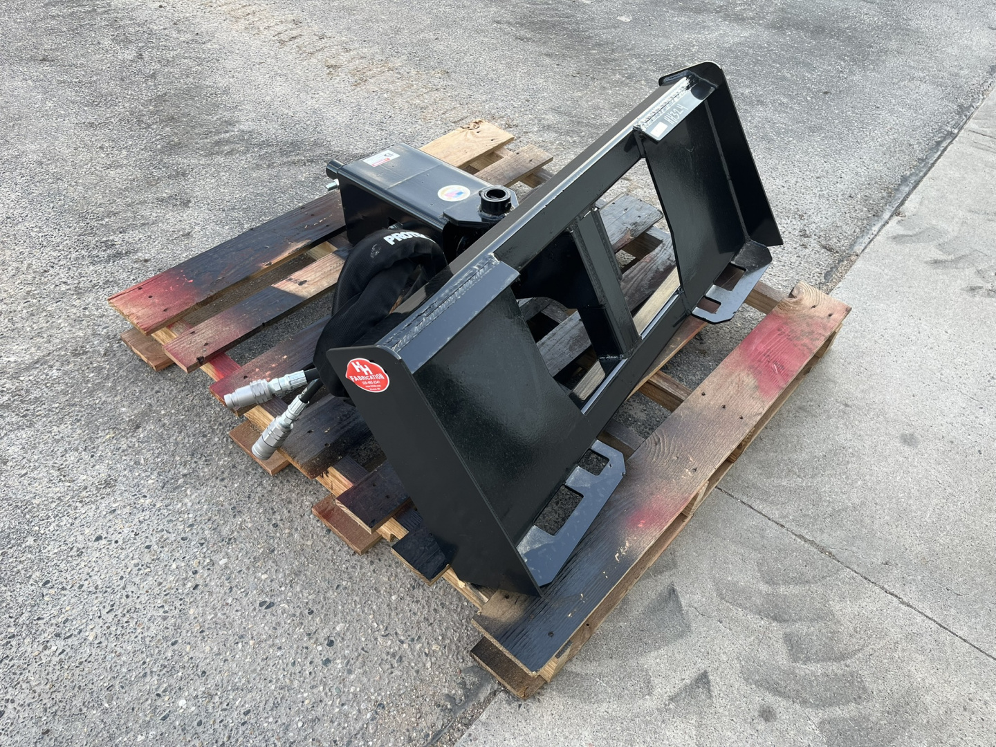 New Skid Steer Post Hole Auger - HH Fabrication