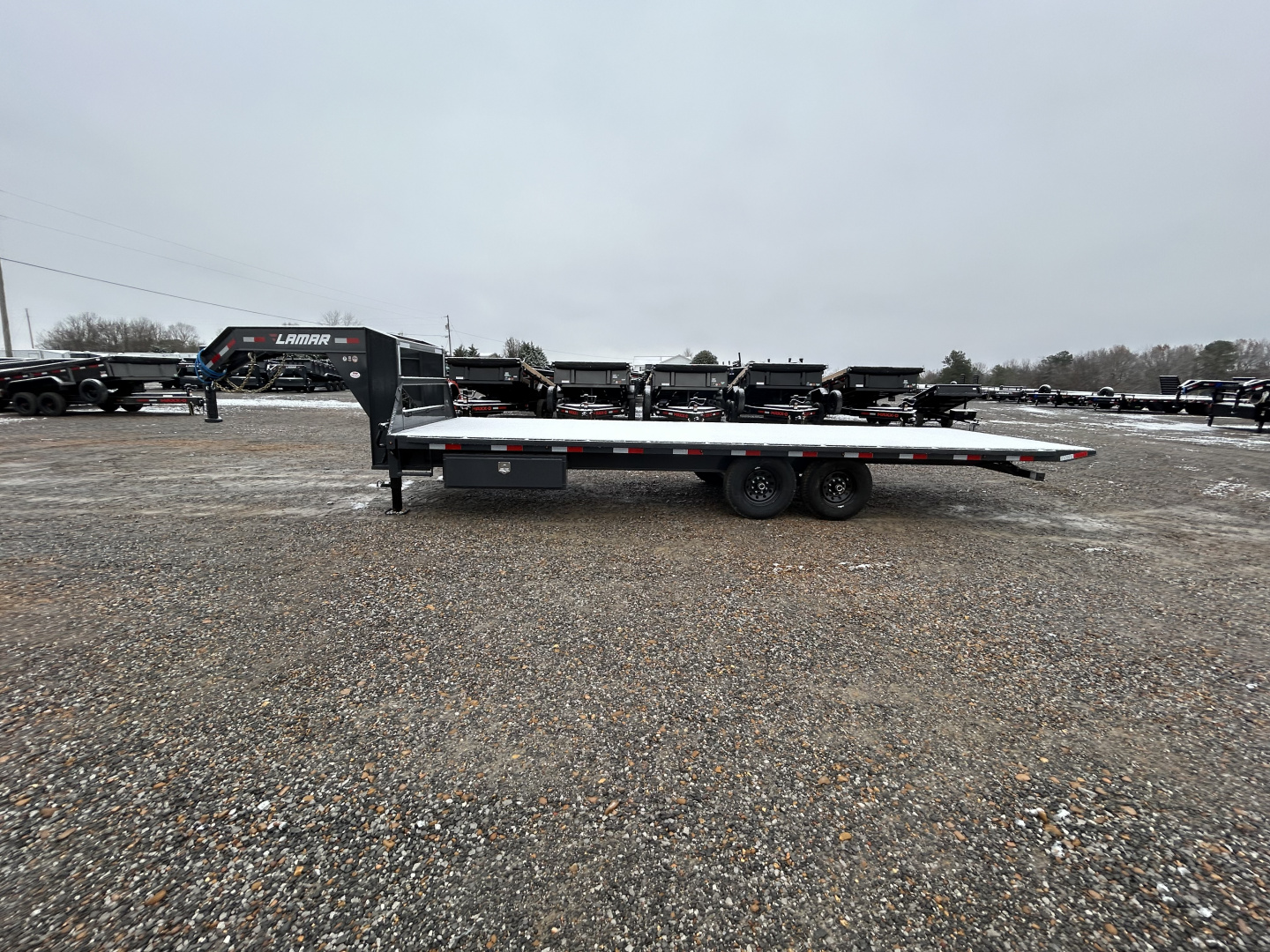 New 2026 Lamar Deckover Tilt Trailer | 102" x 24' 14K GVWR