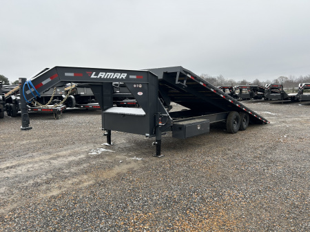 New 2026 Lamar Deckover Tilt Trailer | 102" x 24' 14K GVWR