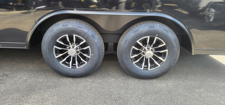 New 8.5 x 18 Look Element Se V-Nose Auto Hauler Blackout Package 10k / Enclosed Car Trailer