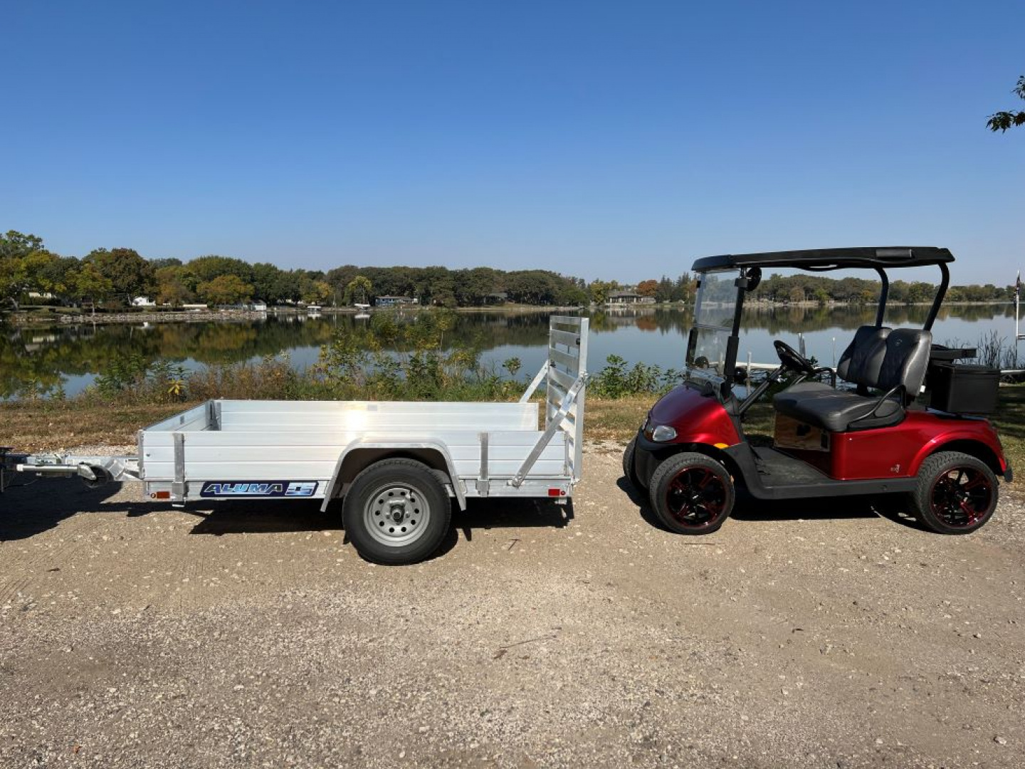 New 2026 Aluma 548ESA-S-TG Utility Trailer / All Aluminum / 54" Wide x 8' Long