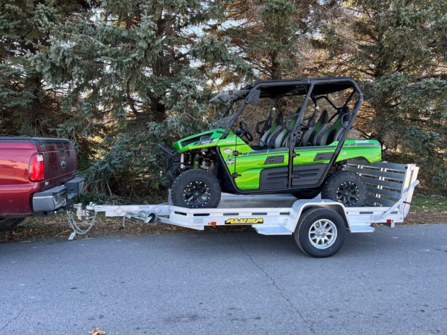 New 2026 Aluma 7712H-S-BT Utility Trailer / ALL ALUMINUM / 77" WIDE X 142" LONG