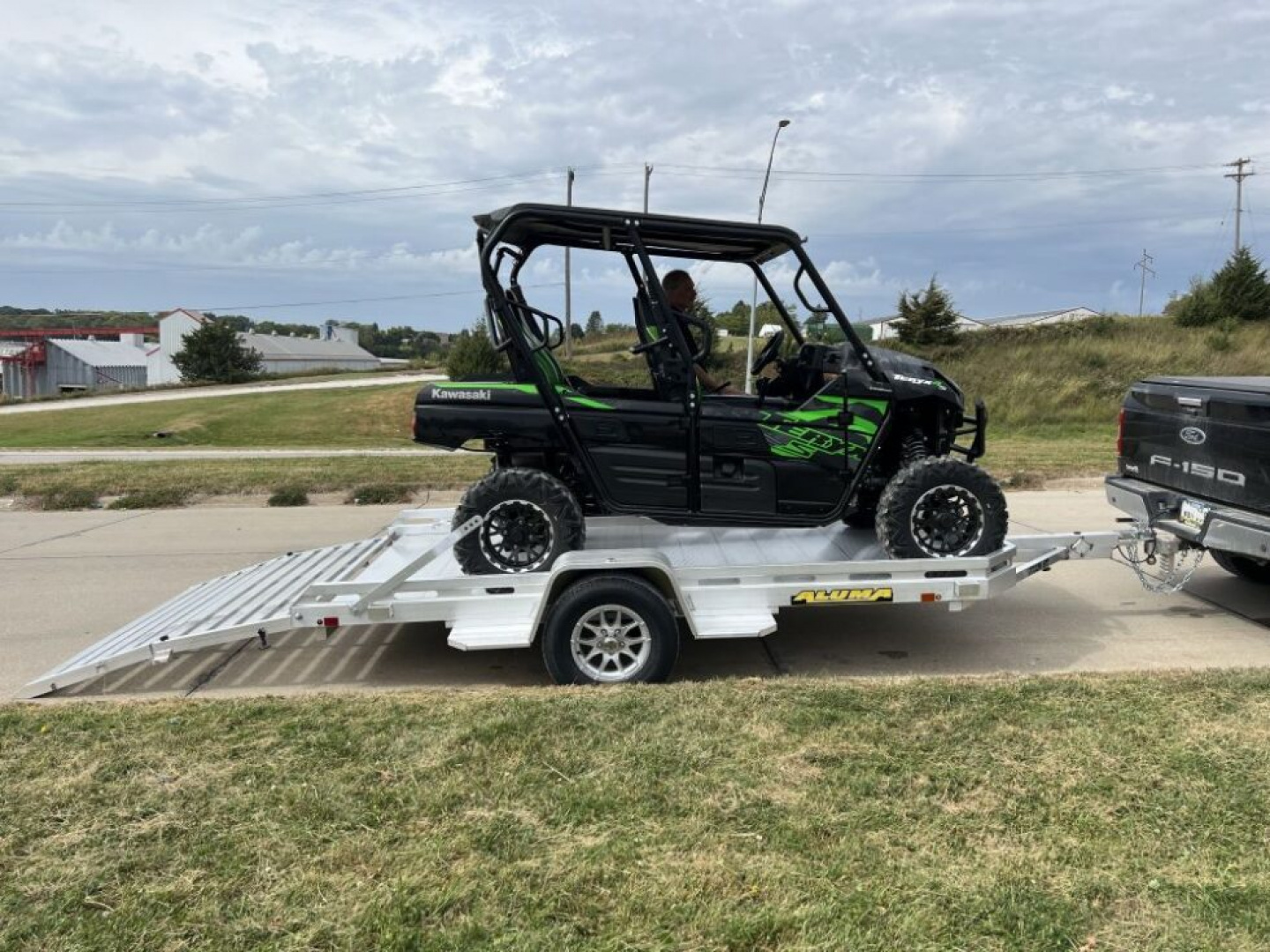 New 2026 Aluma 7712H-S-BT Utility Trailer / ALL ALUMINUM / 77" WIDE X 142" LONG