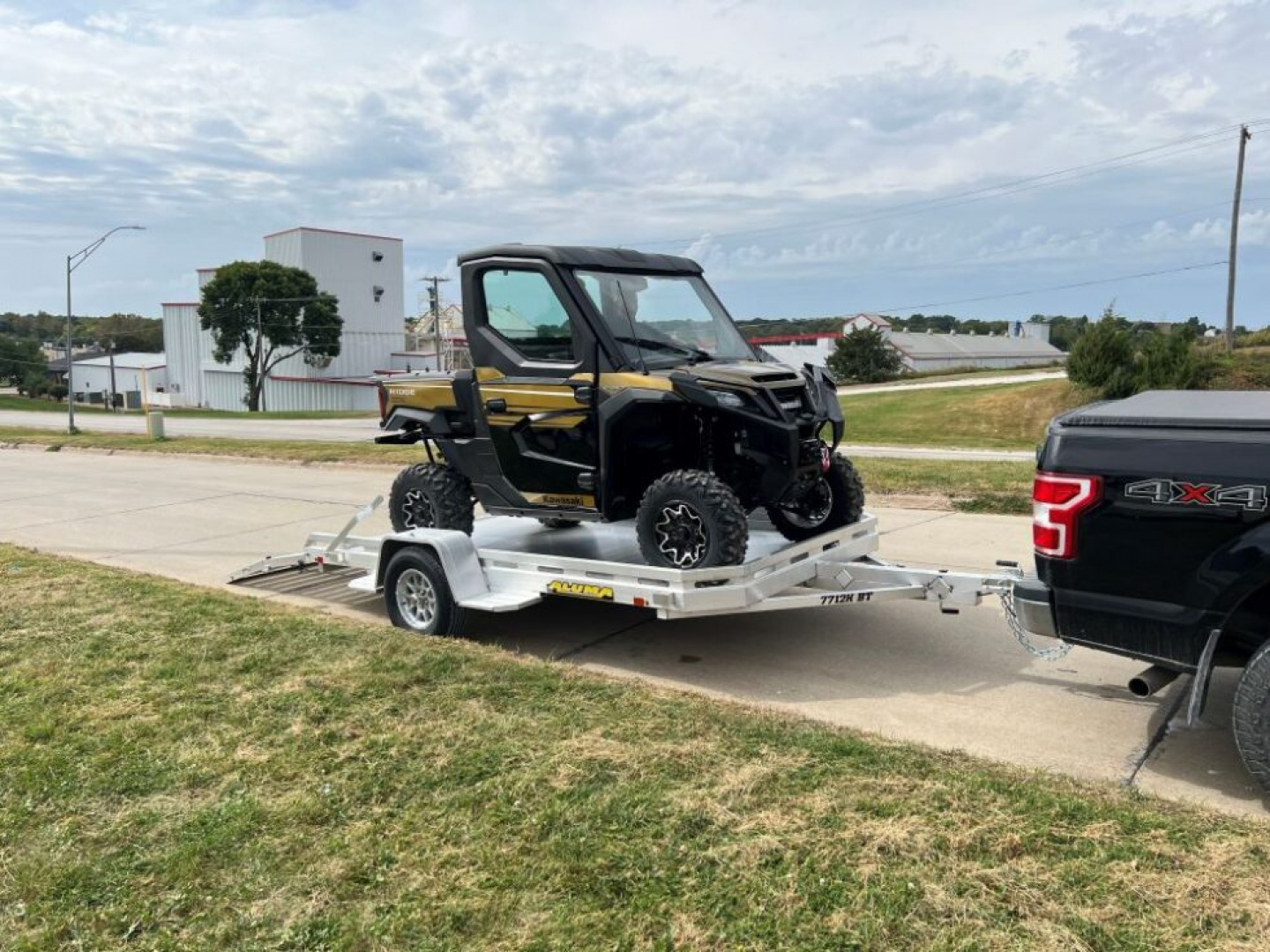 New 2026 Aluma 7712H-S-BT Utility Trailer / ALL ALUMINUM / 77" WIDE X 142" LONG