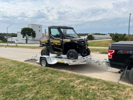 New 2026 Aluma 7712H-S-BT Utility Trailer / ALL ALUMINUM / 77" WIDE X 142" LONG