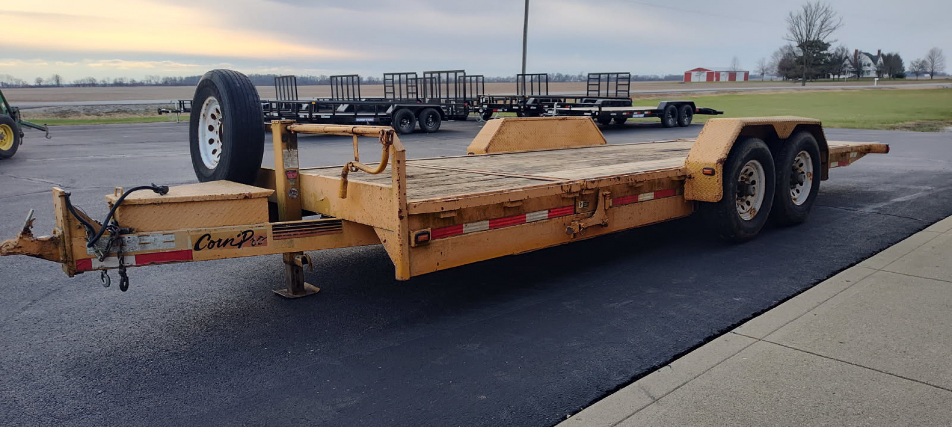 Used 2011 CornPro 17+4 Gravity Tilt Trailer Tilt Trailer