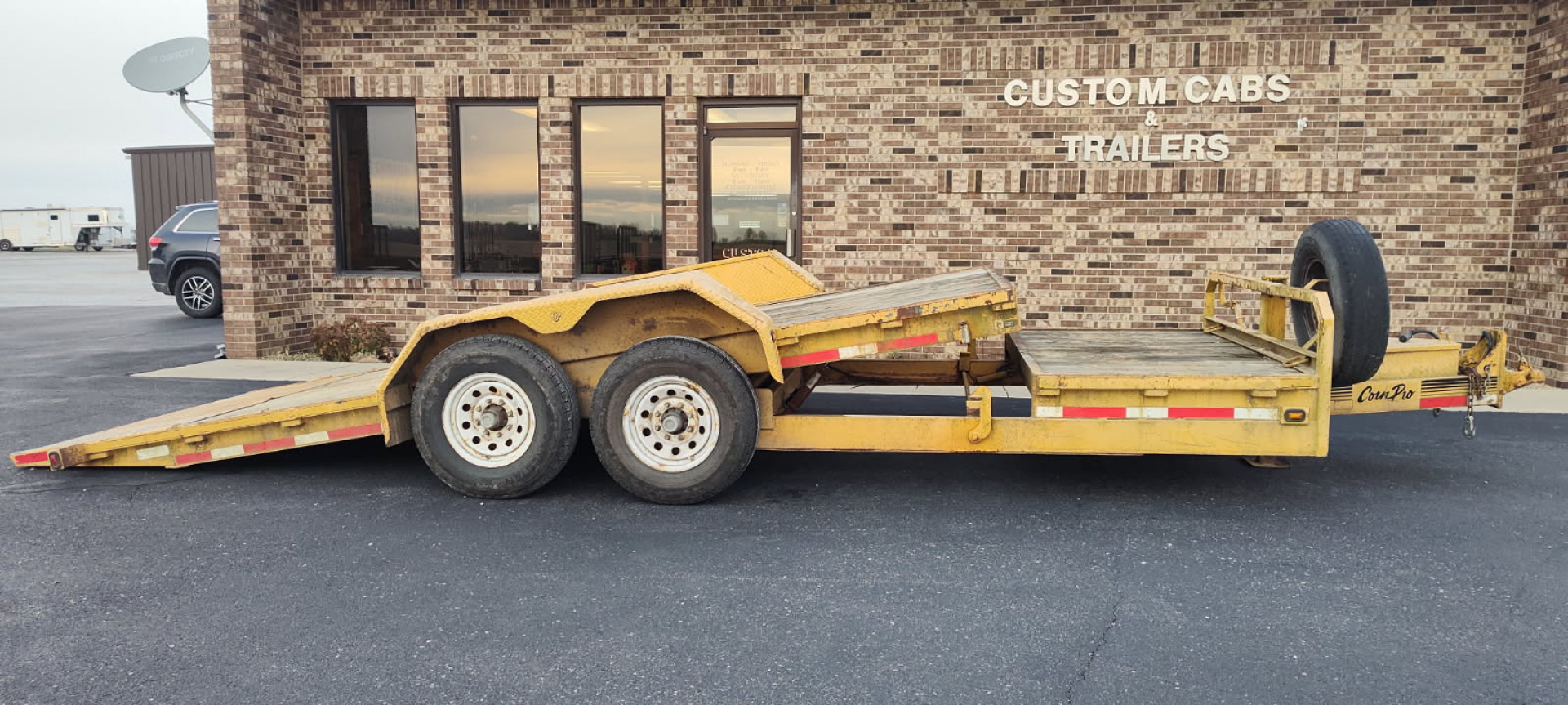 Used 2011 CornPro 17+4 Gravity Tilt Trailer Tilt Trailer