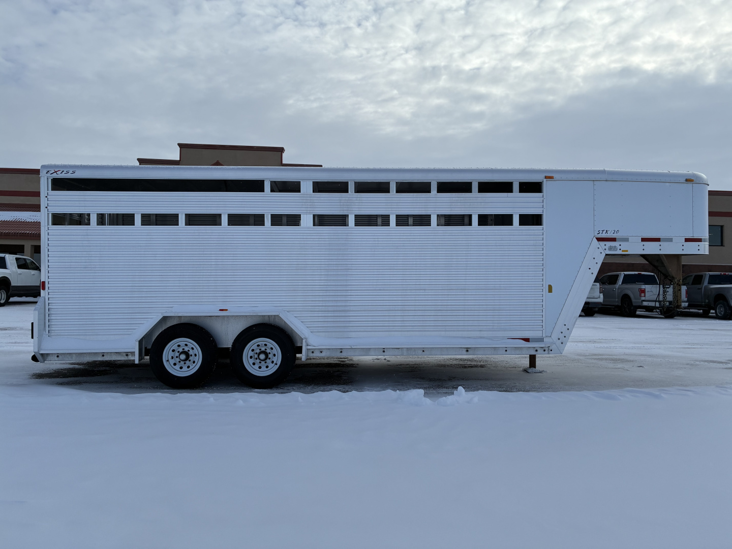 Used 2006 Exiss Trailers 20' Stock Trailer Stock / Stock Combo Trailer
