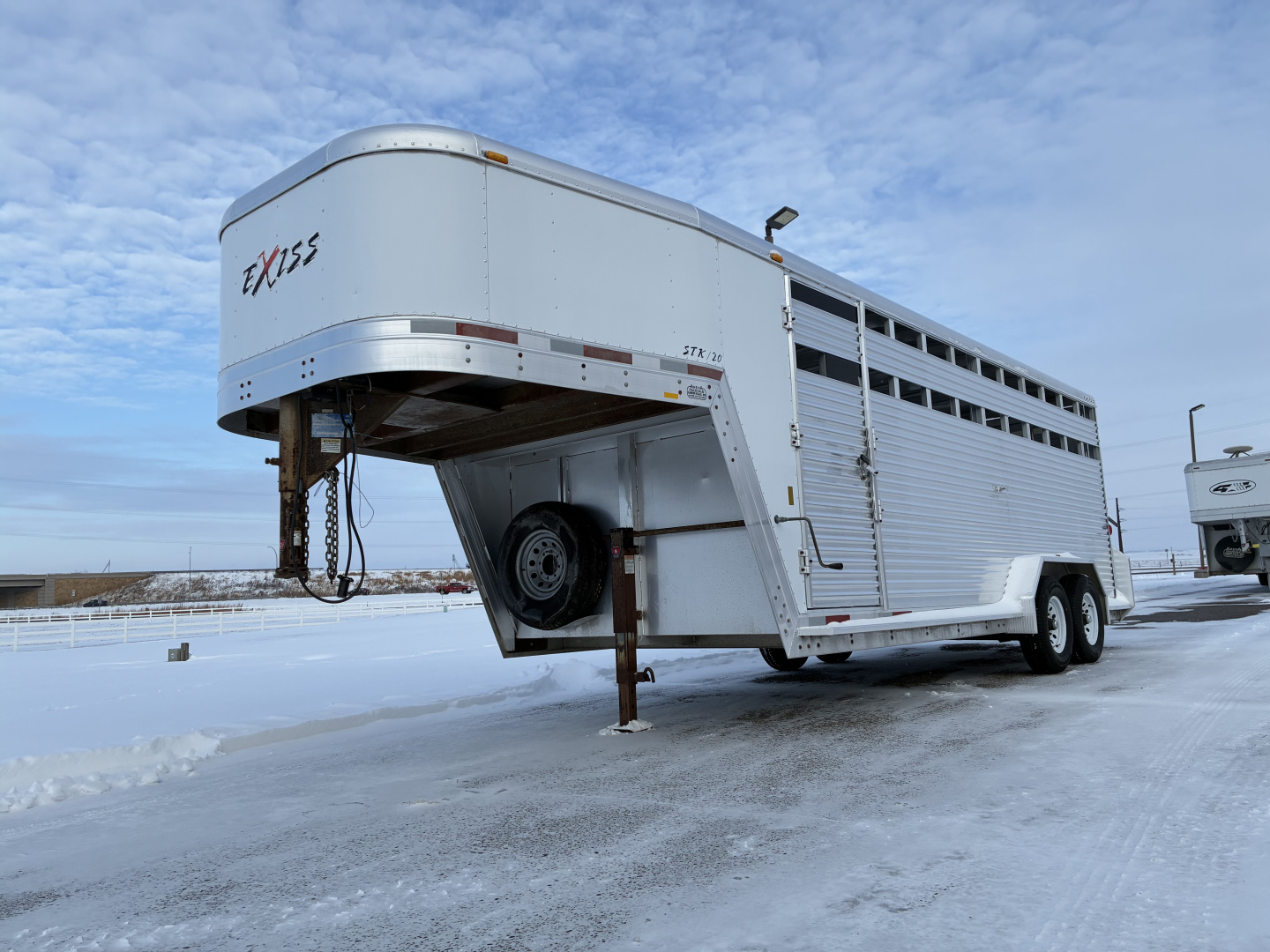 Used 2006 Exiss Trailers 20' Stock Trailer Stock / Stock Combo Trailer