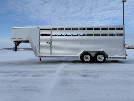 Used 2006 Exiss Trailers 20' Stock Trailer Stock / Stock Combo Trailer