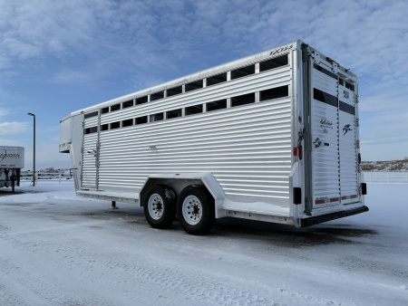 Used 2006 Exiss Trailers 20' Stock Trailer Stock / Stock Combo Trailer
