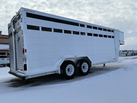 Used 2006 Exiss Trailers 20' Stock Trailer Stock / Stock Combo Trailer