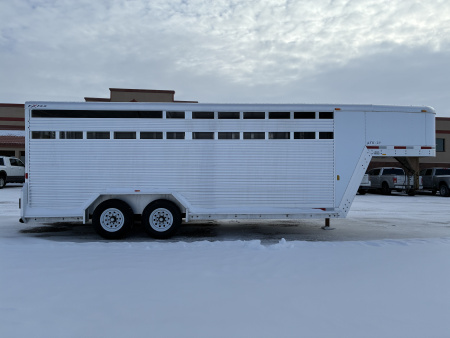 Used 2006 Exiss Trailers 20' Stock Trailer Stock / Stock Combo Trailer