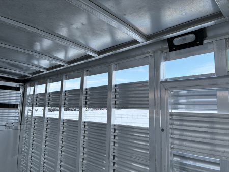 Used 2006 Exiss Trailers 20' Stock Trailer Stock / Stock Combo Trailer