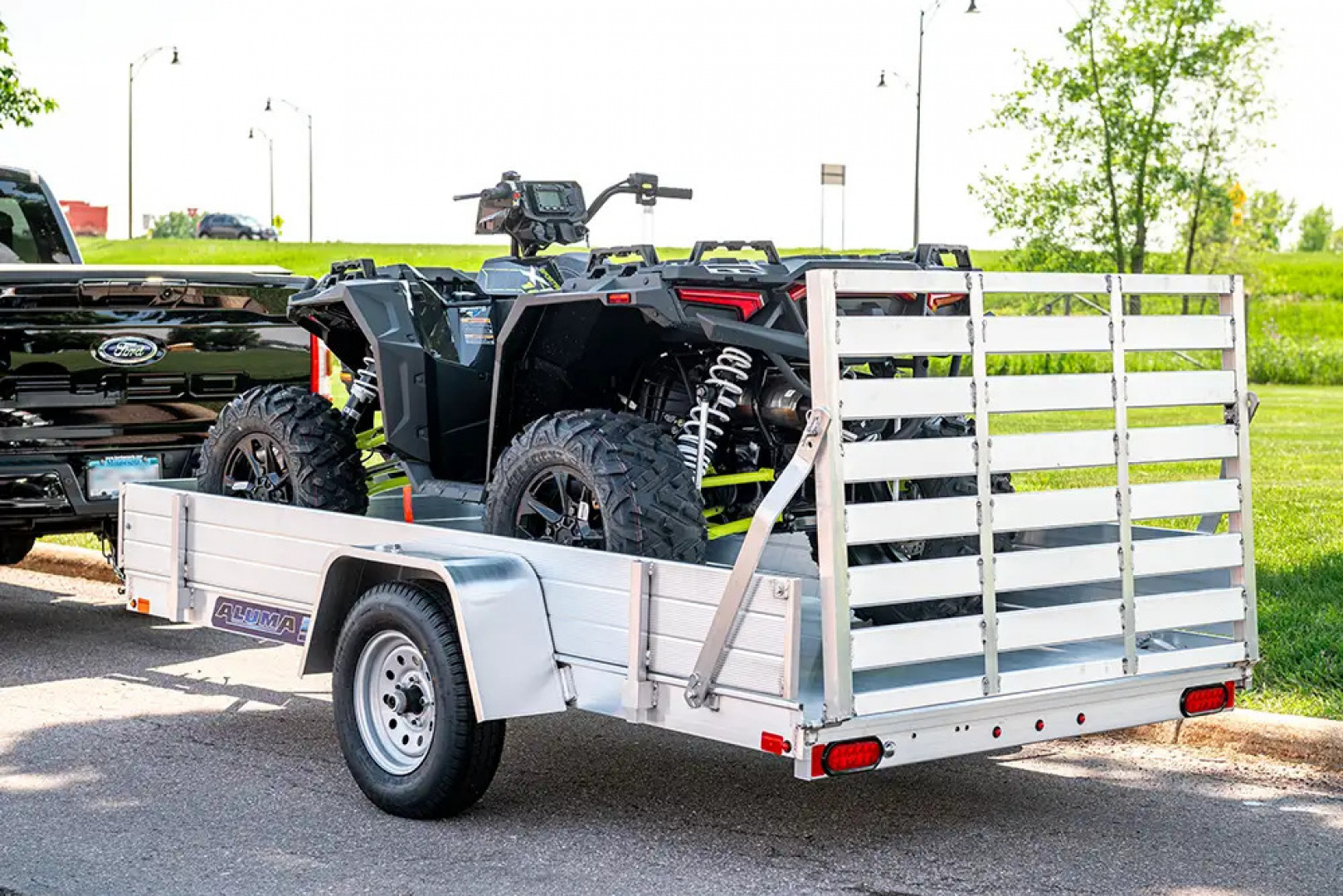 New 2026 Aluma 6310ESA-S-TG Utility Trailer / All Aluminum / 63" wide x 10' Long