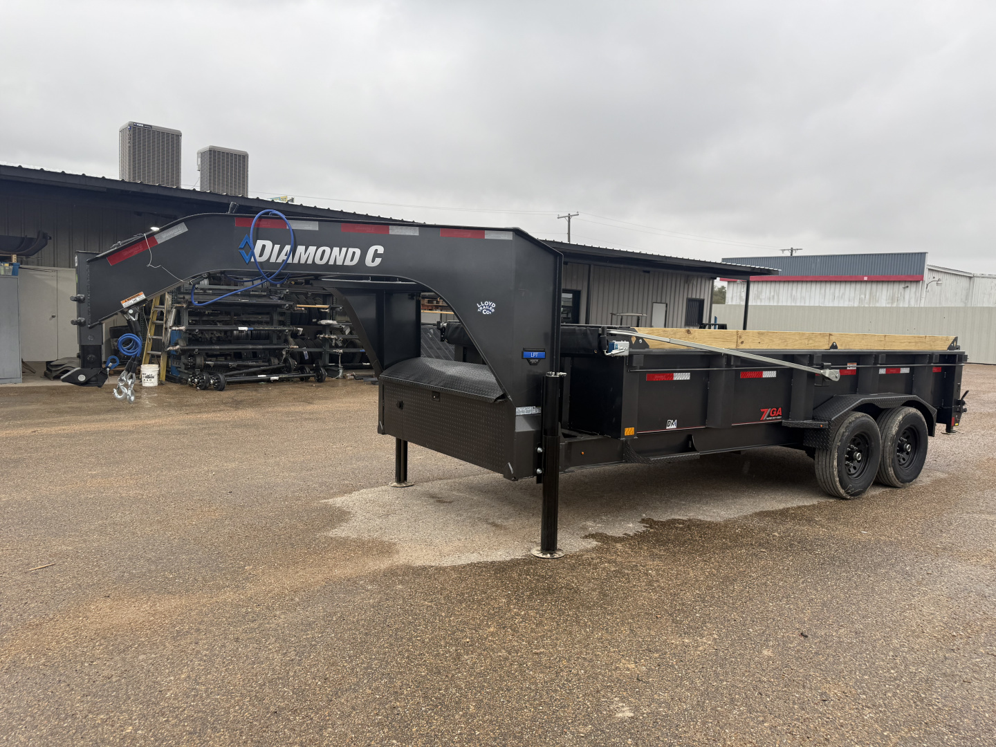 New 2026 Diamond C Trailers LPT207 16X82 GN Dump Trailer