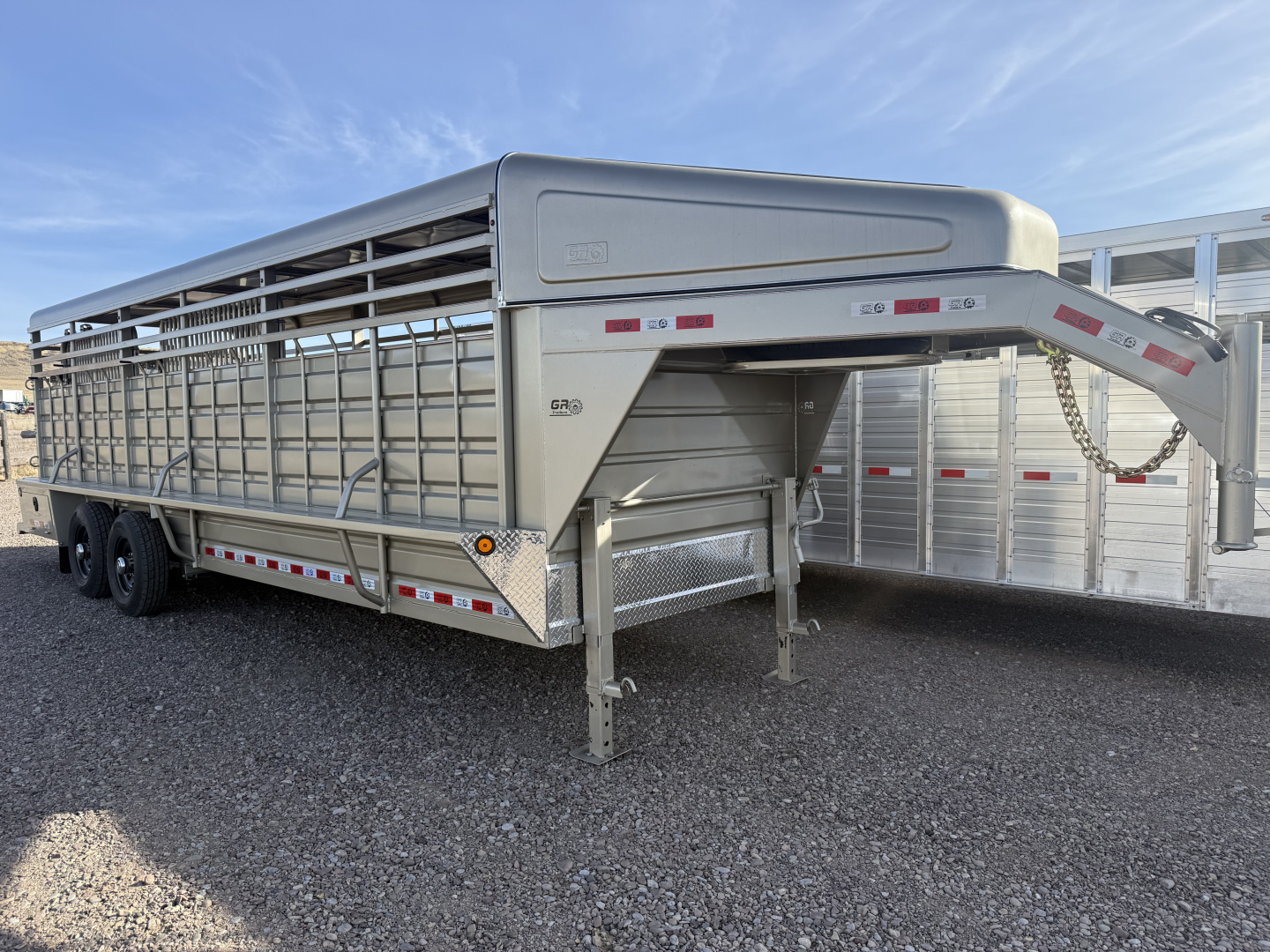 New 2026 GR Gooseneck 24' Stock Trailer 14K