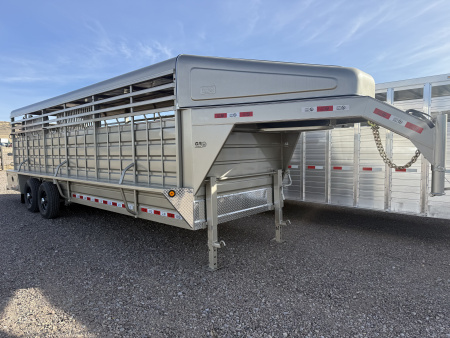 New 2026 GR Gooseneck 24' Stock Trailer 14K