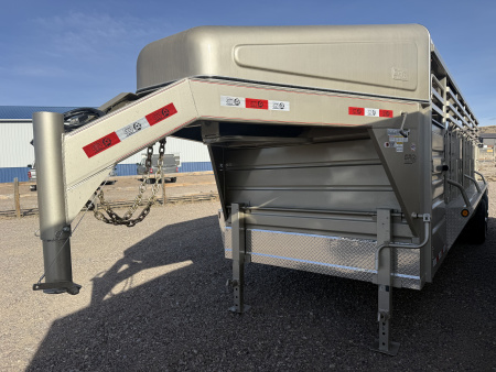New 2026 GR Gooseneck 24' Stock Trailer 14K
