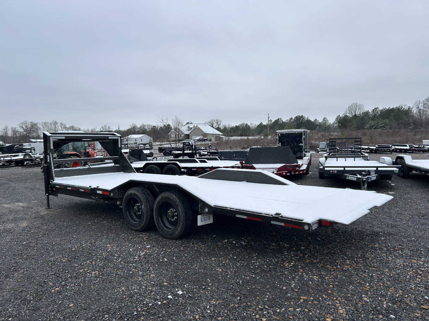 Used 2023 MAXXD 102"x24' 16k Gravity Tilt Gooseneck Trailer