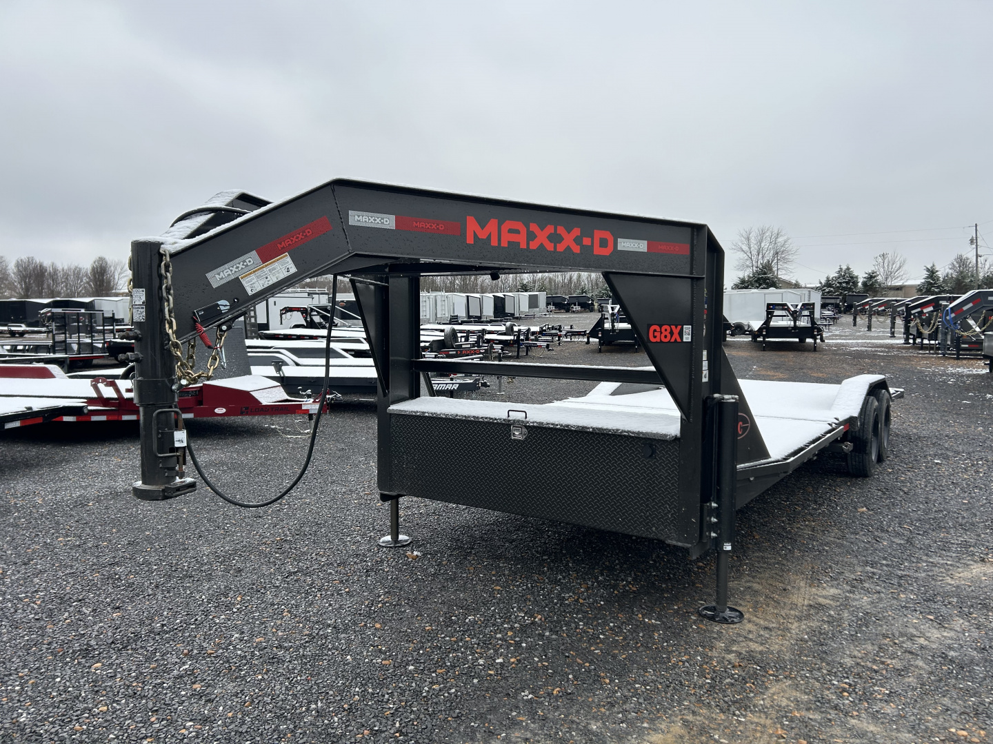 Used 2023 MAXXD 102"x24' 16k Gravity Tilt Gooseneck Trailer